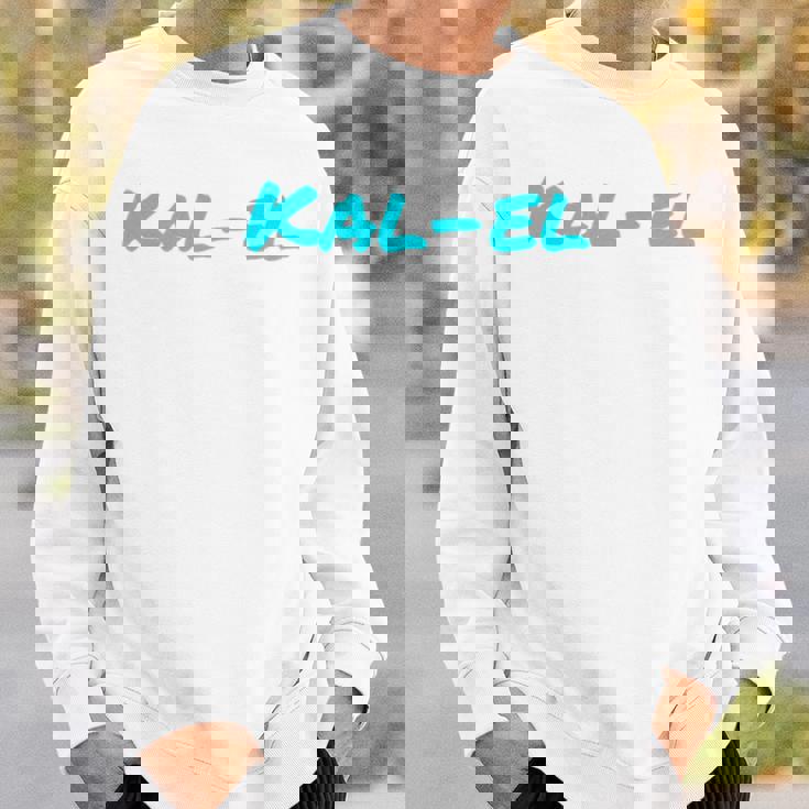 Kal El Typo Design Sweatshirt Gifts for Him