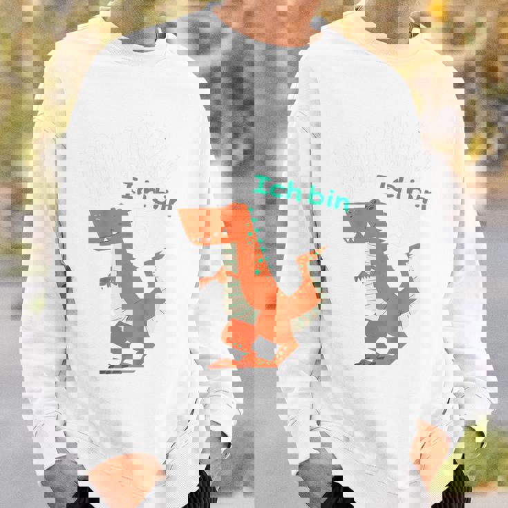 Kinder Dino Geburtstag Roaaar Ich Bin 5 Jahre Dinosaurier Sweatshirt Geschenke für Ihn