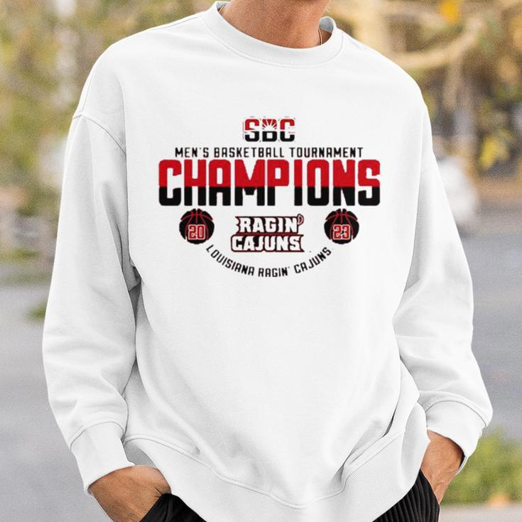 Louisiana Ragin’ Cajuns 2023 Sun Belt Men’S Basketball Conference Tournament ChampionsSweatshirt Gifts for Him