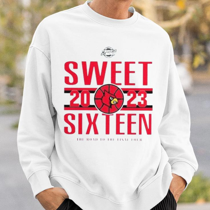 Louisville Women’S Basketball 2023 Sweet Sixteen The Road To The Final Four Sweatshirt Gifts for Him