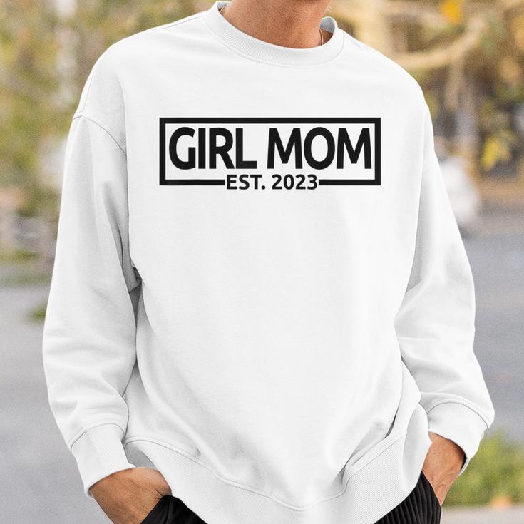 Mädchen Mama Est 2023 Sweatshirt, Muttertags Schwangerschaftsankündigung Geschenke für Ihn