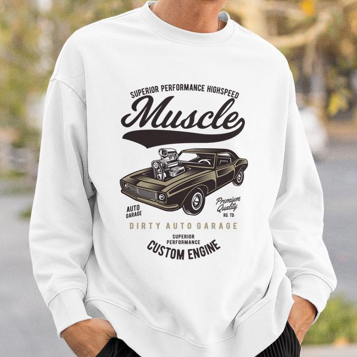 Muscle Car Club Sweatshirt Gifts for Him