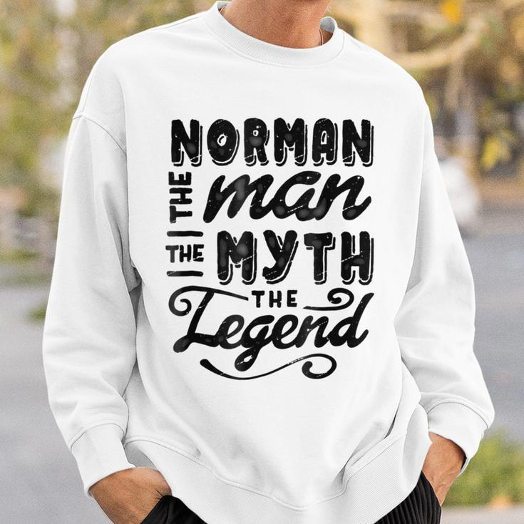 Norman The Man Myth Legend Gift Ideas Men Name Gift For Mens Sweatshirt Gifts for Him