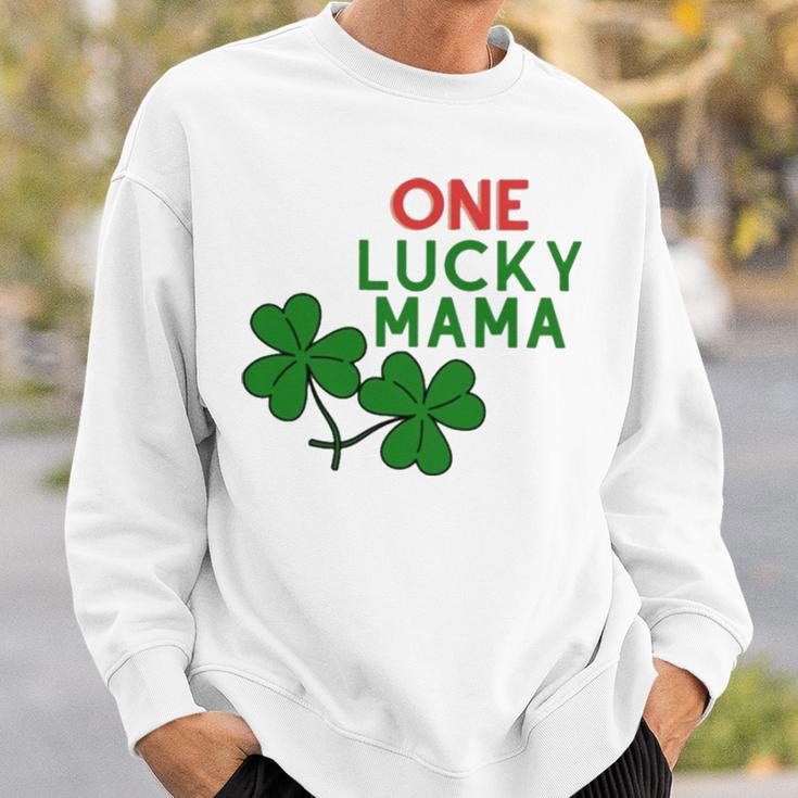 One Lucky Mama St Patricks DaySweatshirt Gifts for Him