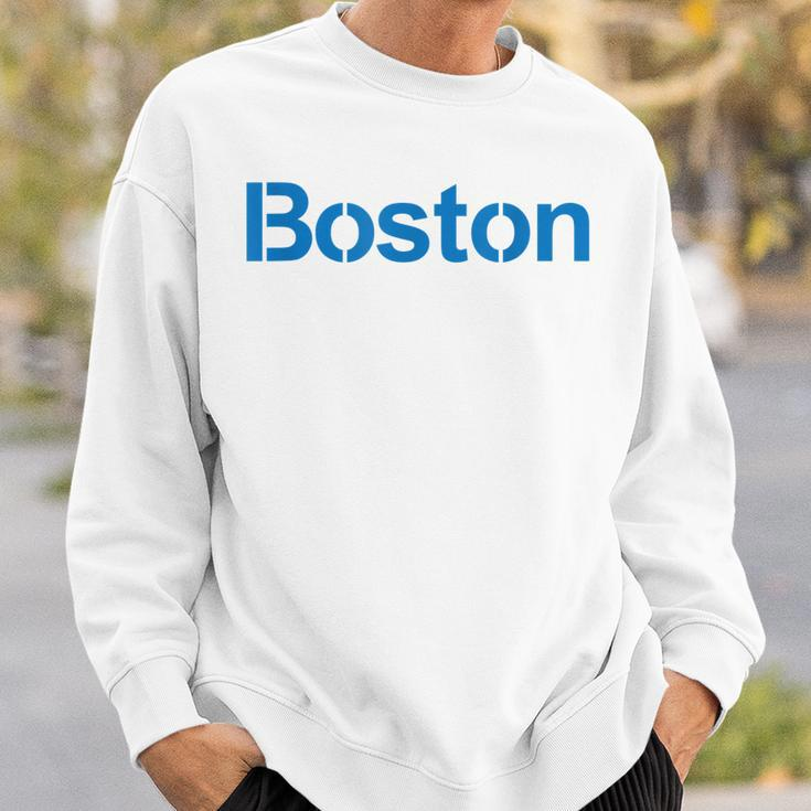 Retro Yellow Boston Sweatshirt Gifts for Him