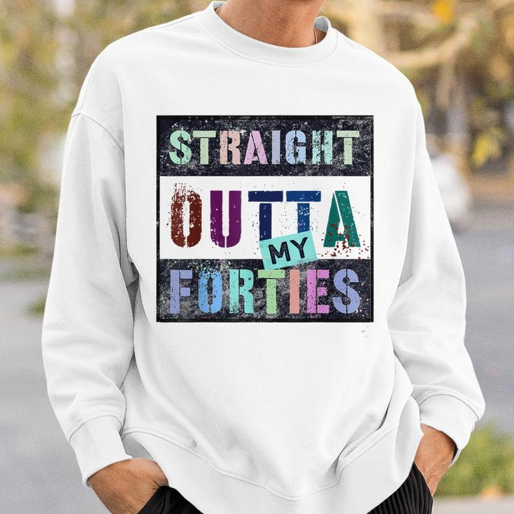 Straight Outta My Forties Vintage 50Th Birthday 1973 Legend Sweatshirt Gifts for Him