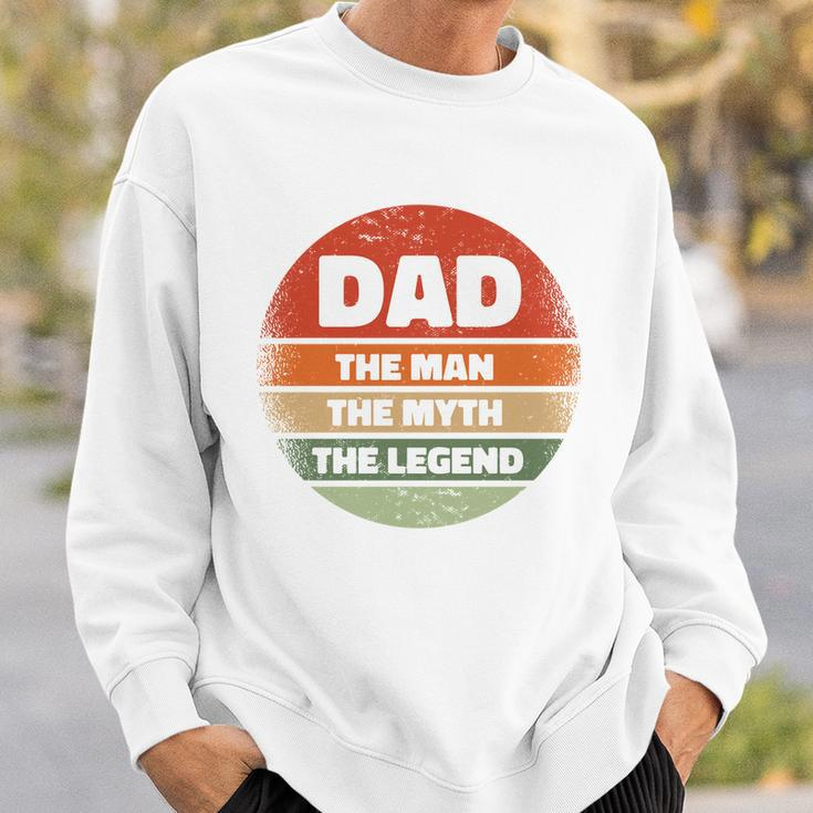 The Man The Myth The Legend Dad Retro Sweatshirt Gifts for Him