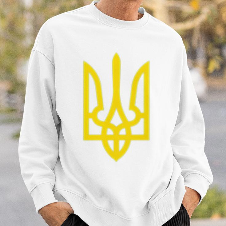 Ukrainian President Volodymyr Zelensky Ukraine Emblem Sweatshirt Gifts for Him