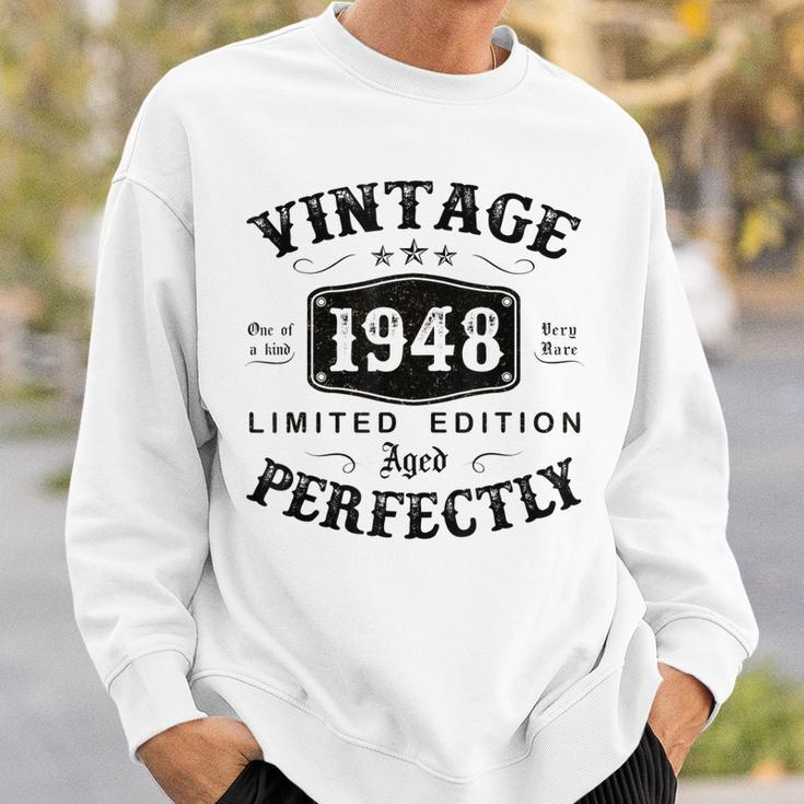 Vintage 1948 75 Years Old 75Th Birthday Gifts For Men Sweatshirt Gifts for Him