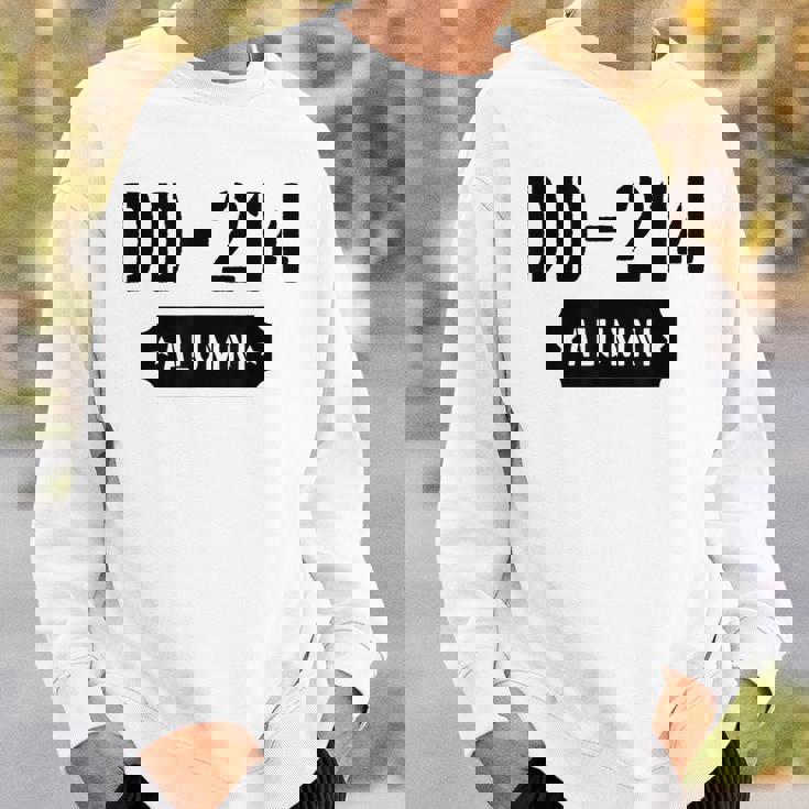 Vintage Dd-214 Alumni Us Military Veteran Men Women Sweatshirt Graphic Print Unisex Gifts for Him