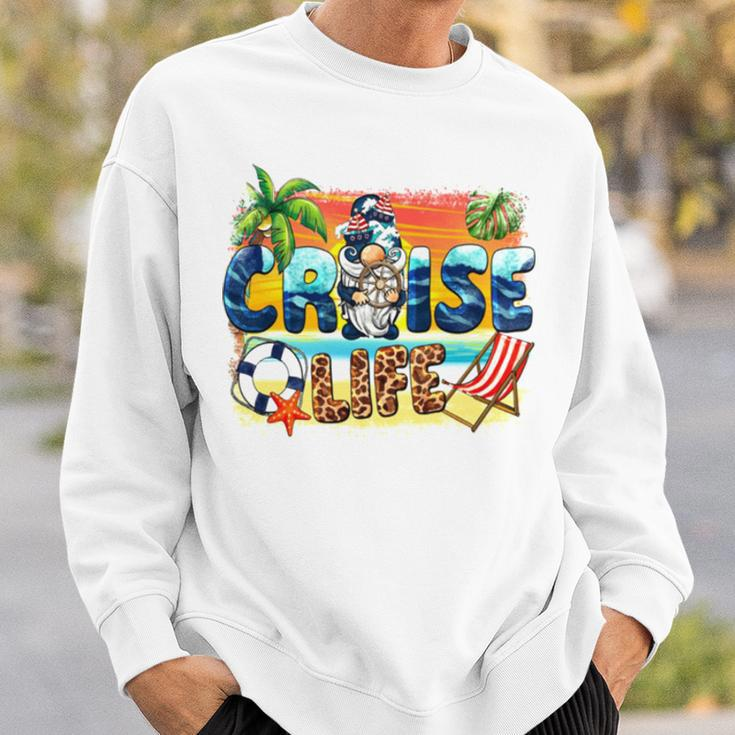 Western Cruise Life Sailor Gnome Sweatshirt Gifts for Him