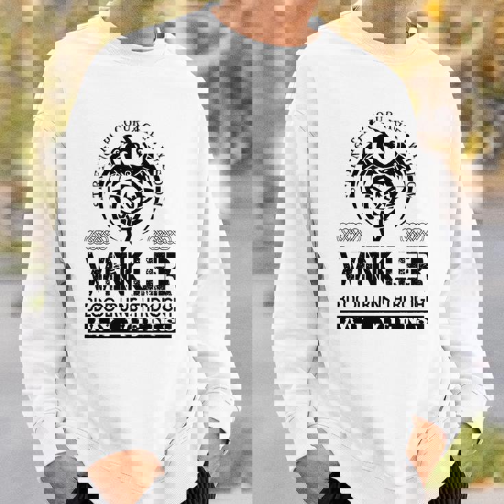Winkler Blood Runs Through My Veins Sweatshirt Gifts for Him