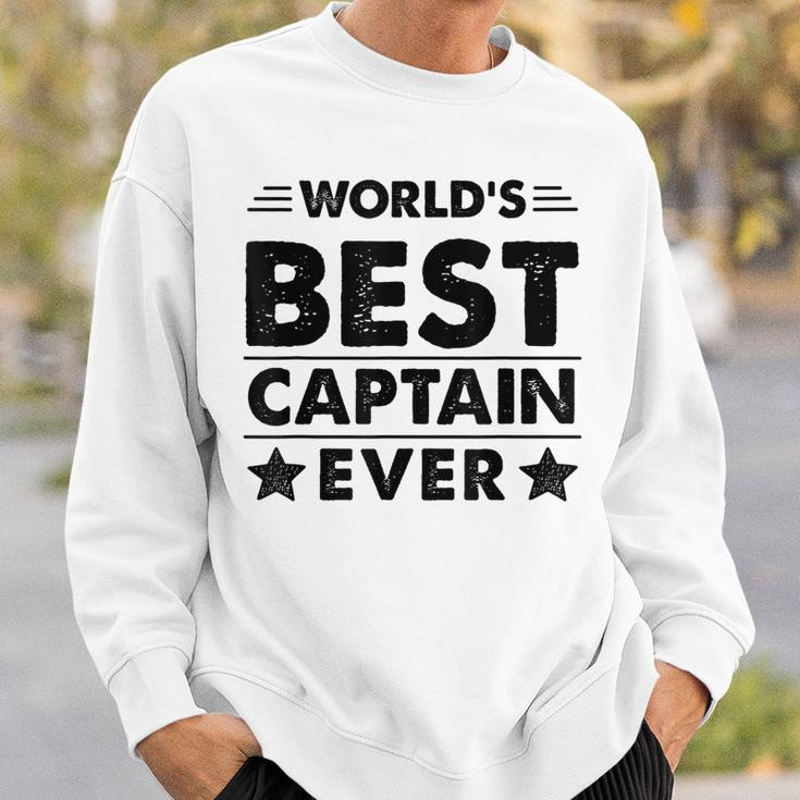 Worlds Best Captain Ever Sweatshirt Gifts for Him