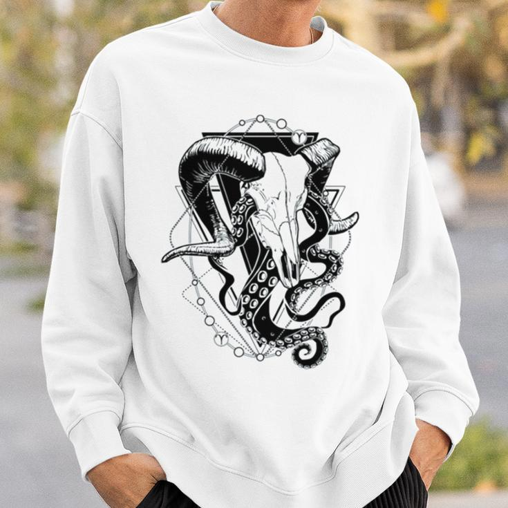 Zodiac Dead Aries &Amp Tentacles Sweatshirt Gifts for Him