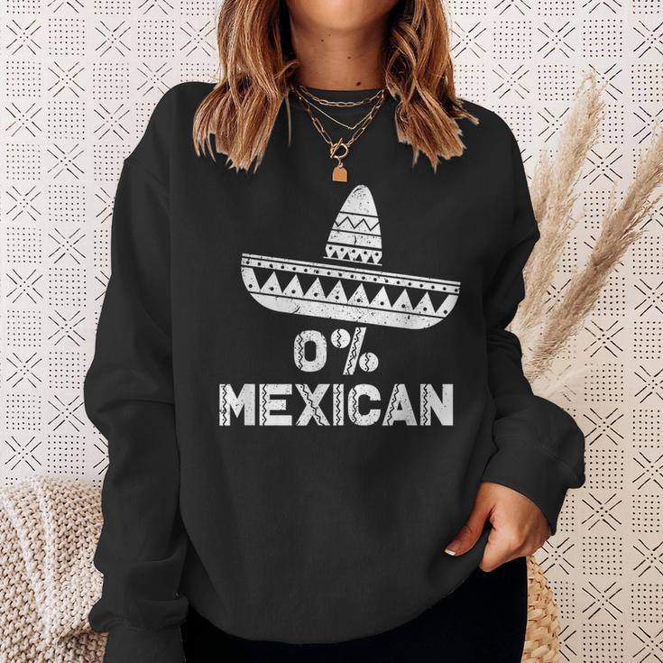 0 Mexican With Sombrero And Mustache For Cinco De Mayo Sweatshirt Gifts for Her