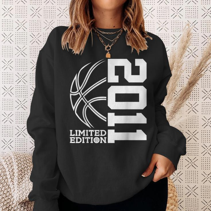 12Th Birthday Basketball Limited Edition 2011 Sweatshirt Gifts for Her