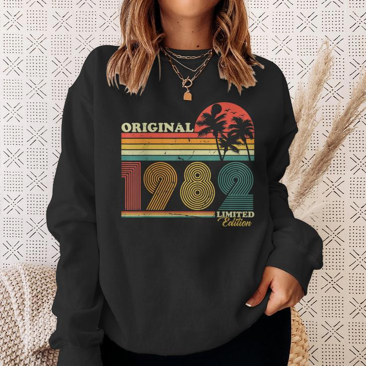 1982 Jahrgang Geburtstag Retro Vintage Herren Damen 40 Jahre Sweatshirt Geschenke für Sie