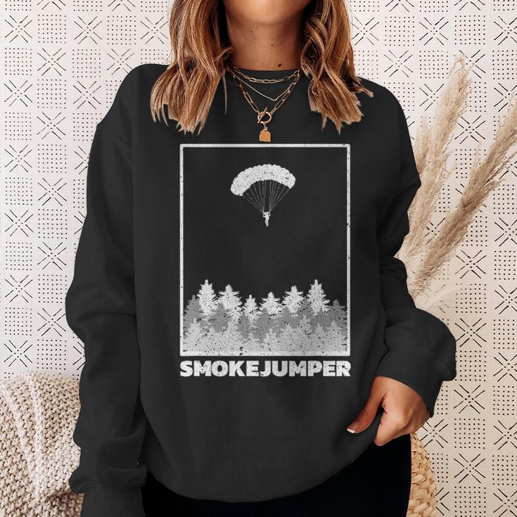 Wildland Firefighter Smoke Jumper Retro Sweatshirt