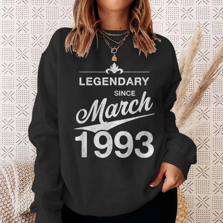 30 Geburtstag 30 Jahre Alt Legendär Seit März 1993 V5 Sweatshirt Geschenke für Sie