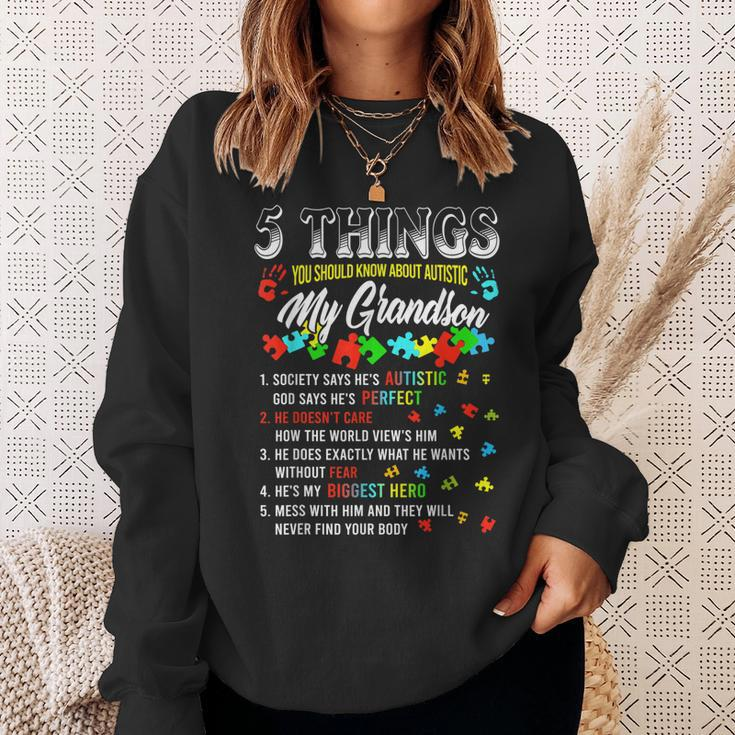 5 Things You Know About Autistic Grandson Autism Awareness Sweatshirt Gifts for Her
