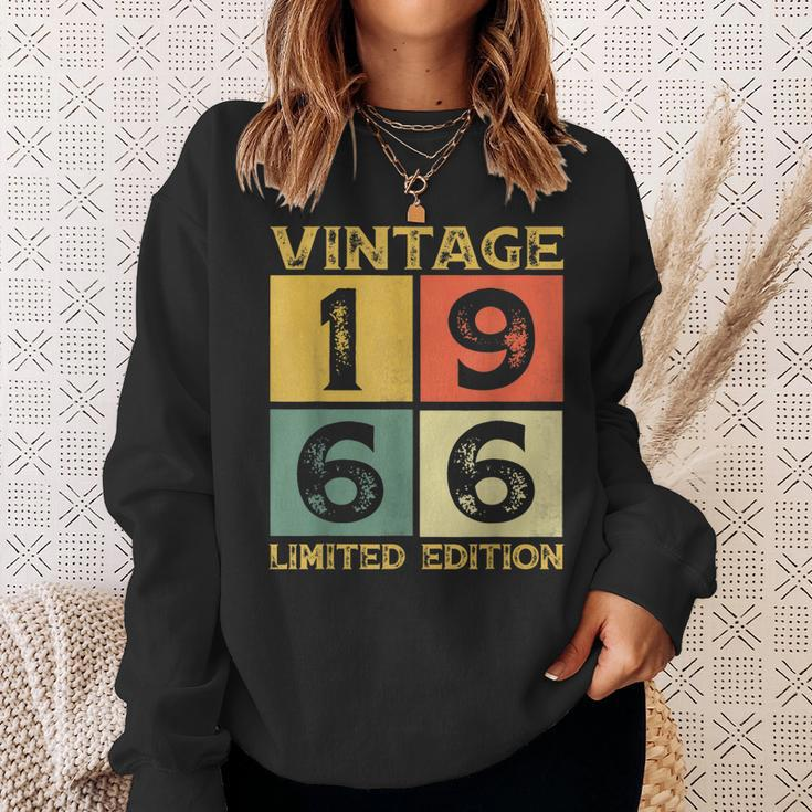 57 Year Old Gifts Vintage 1966 Limited Edition 57Th Bday Sweatshirt Gifts for Her