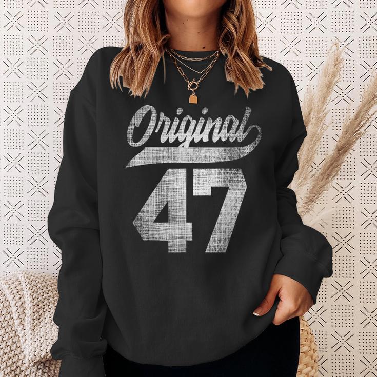 75Geburtstag Original Männer Frauen Vintage Jahrgang 1947 Sweatshirt Geschenke für Sie