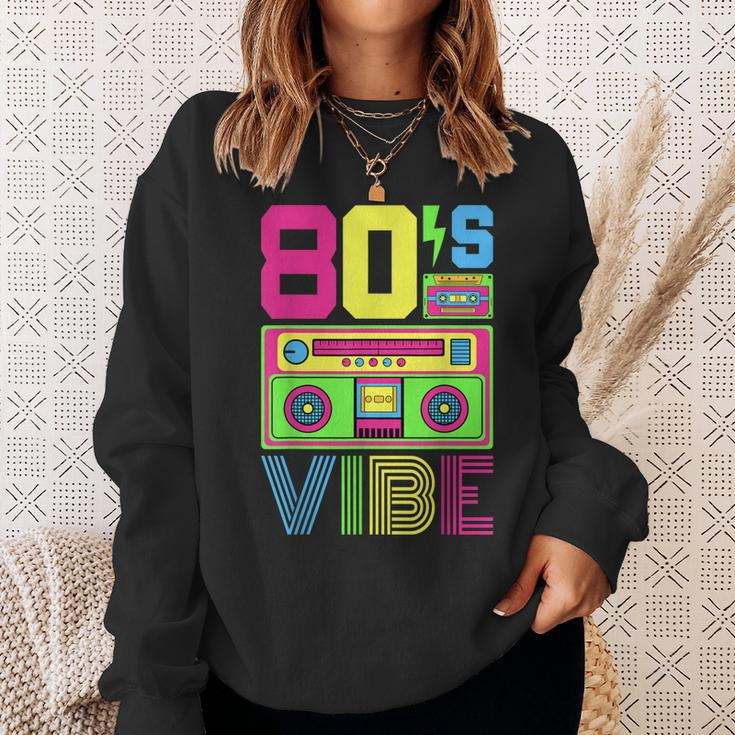 80S Vibe 1980S Fashion Theme Party Outfit Eighties Costume Sweatshirt Gifts for Her