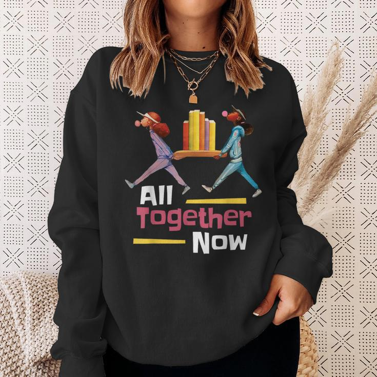 All Together Now Summer Reading Program 2023 Librarian Books Sweatshirt Gifts for Her