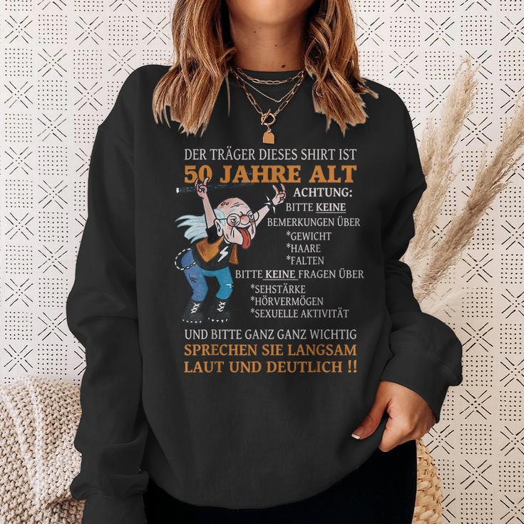 Alter Sack Der Träger Ist 50 Geburtstag Ü50er Frauen Männer Sweatshirt Geschenke für Sie