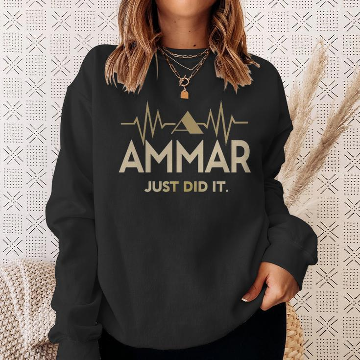 Ammar Just Did I Personalized Last Name Sweatshirt Gifts for Her