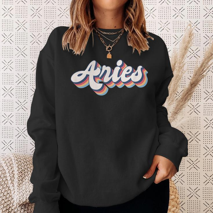 Aries Zodiac Astrology March April Birthday Sweatshirt Gifts for Her