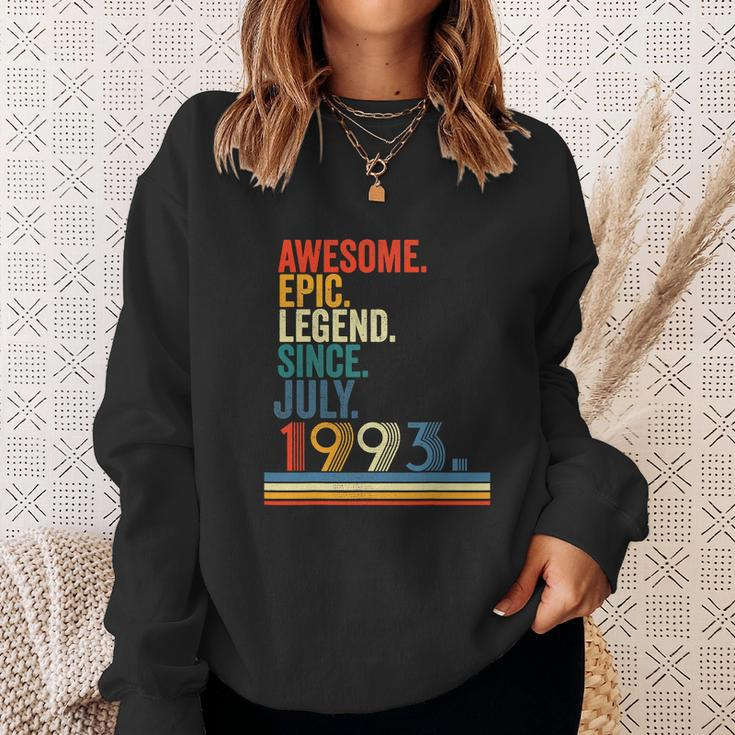 Awesome Epic Legend Since July 1993 28 Year Old Sweatshirt Gifts for Her