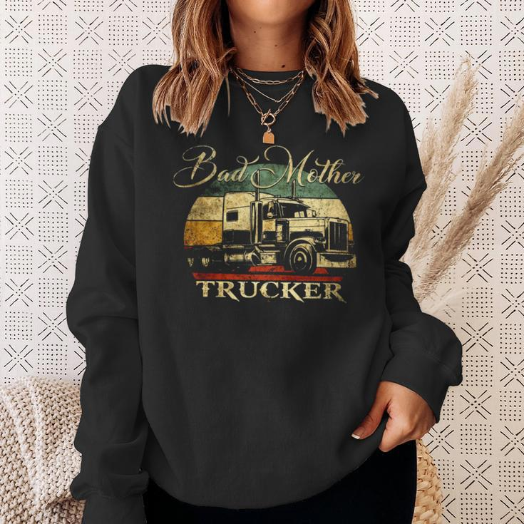 Bad Mother Trucker V2 Sweatshirt Gifts for Her