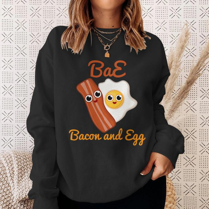 Bae Bacon And Eggs Funny Best Friends Sweatshirt Gifts for Her