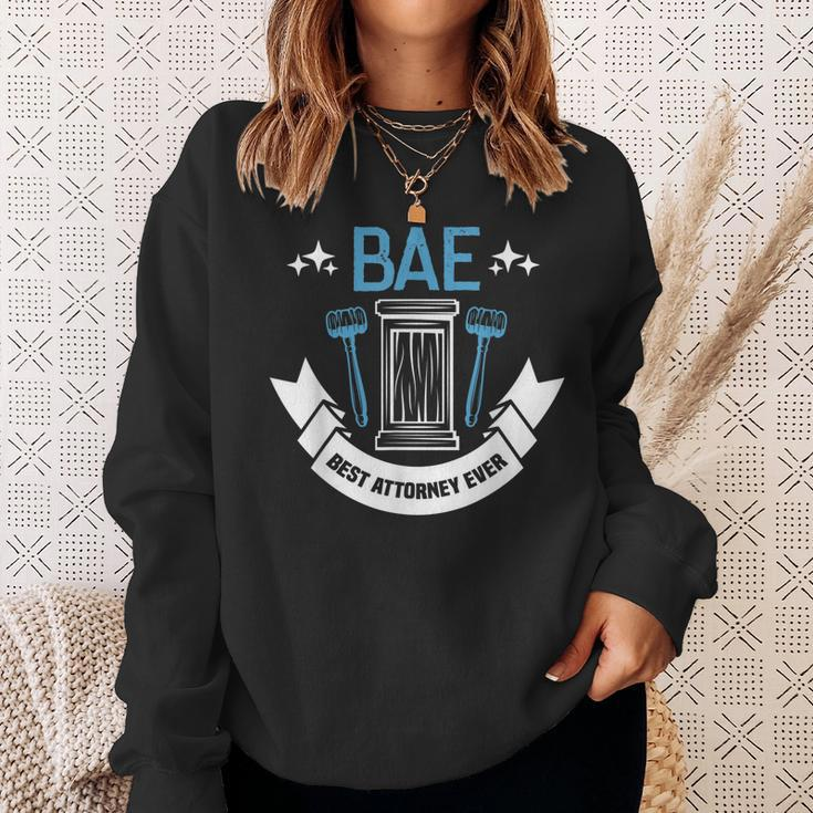 Bae Best Attorney Ever Future Attorney Retired Lawyer Men Women Sweatshirt Graphic Print Unisex Gifts for Her
