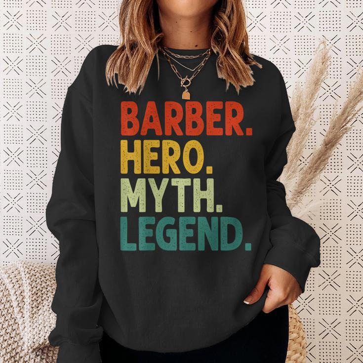 Barber Hero Myth Legend Retro Vintage Barbier Sweatshirt Geschenke für Sie