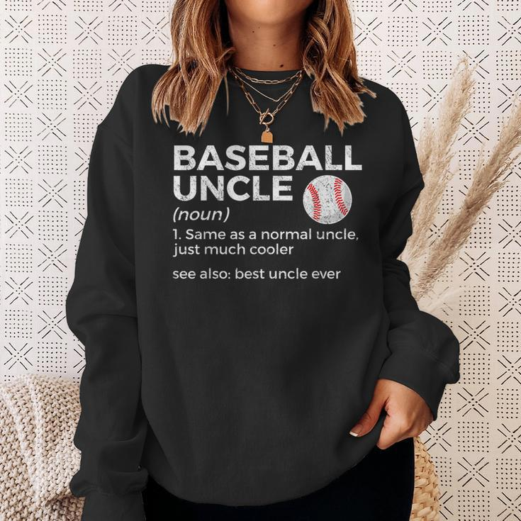 Baseball Uncle Definition Best Uncle Ever Sweatshirt Gifts for Her