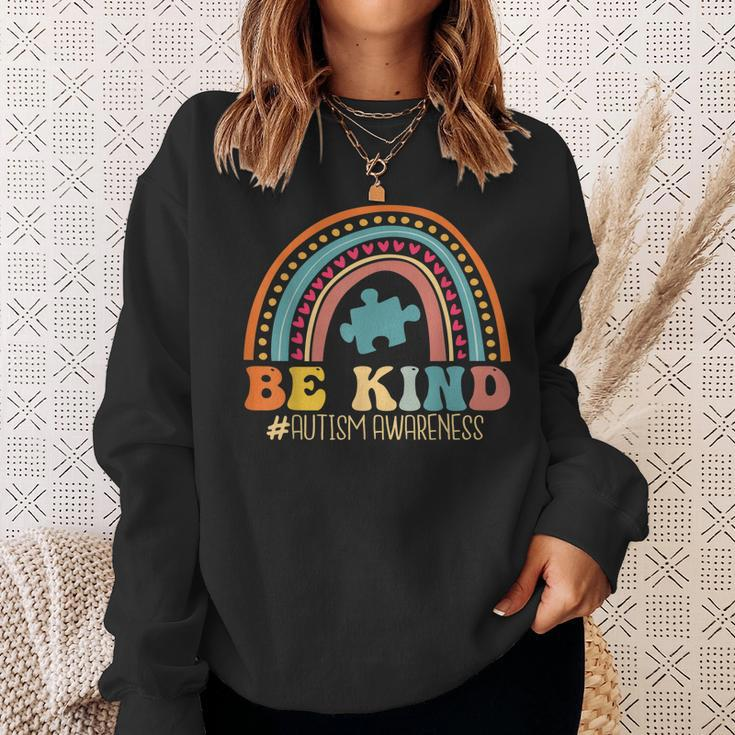 Be Kind Autism Awareness Month For Mom And For Kids Sweatshirt Gifts for Her