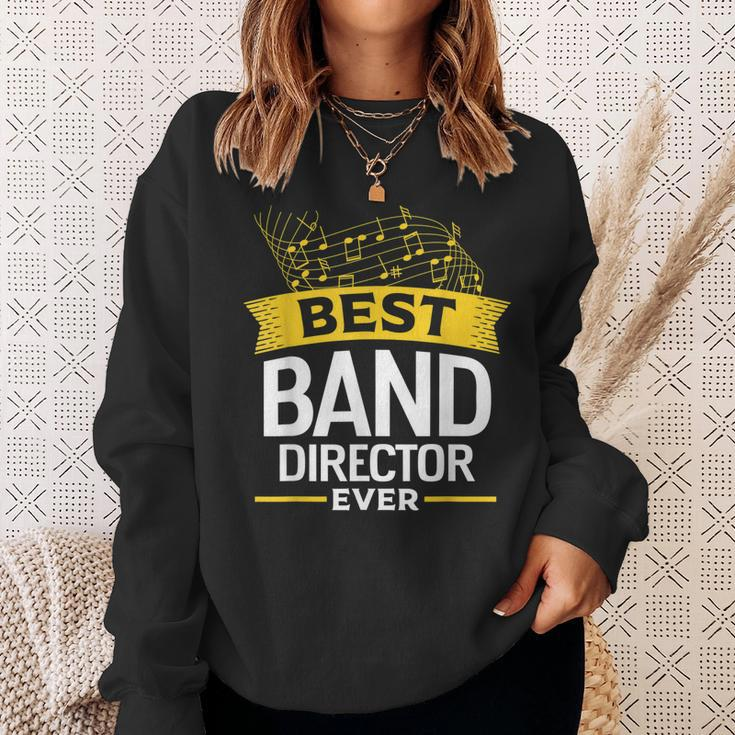 Best Band Director Ever Music Directing Musician Sweatshirt Gifts for Her