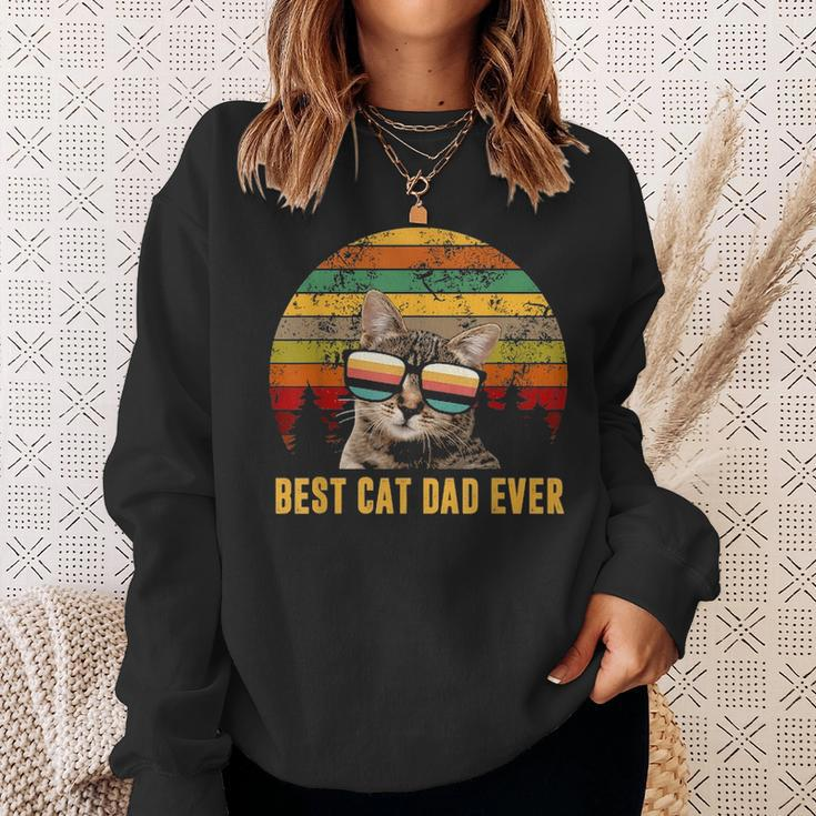 Best Cat Dad Ever Fathers Day Gifts I Love Cat Lover Sweatshirt Gifts for Her