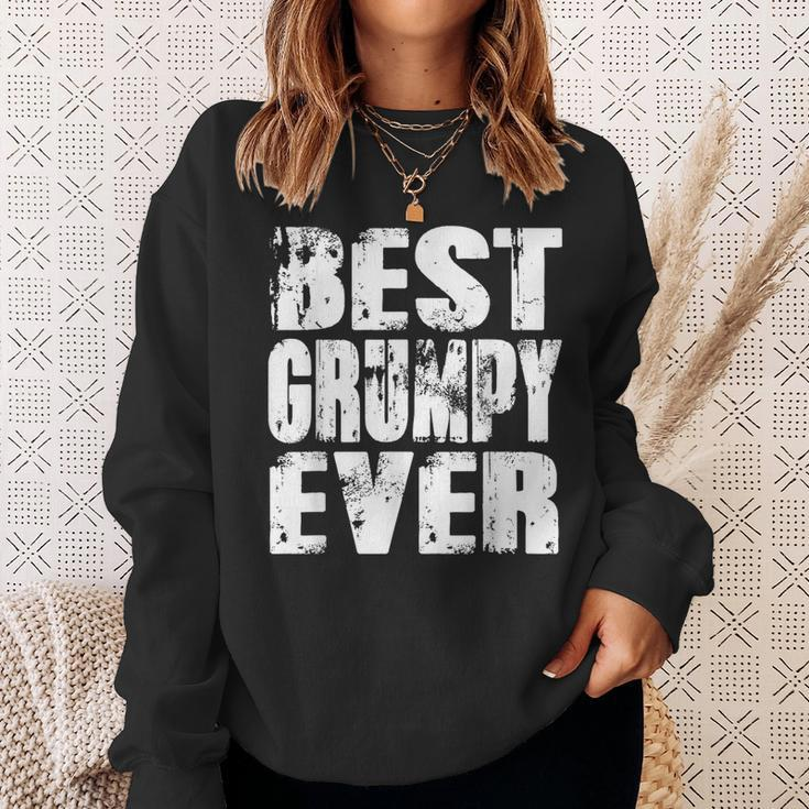 Best Grumpy Ever | Funny Papa Gifts Dad Gifts Fathers Day Gift For Mens Sweatshirt Gifts for Her