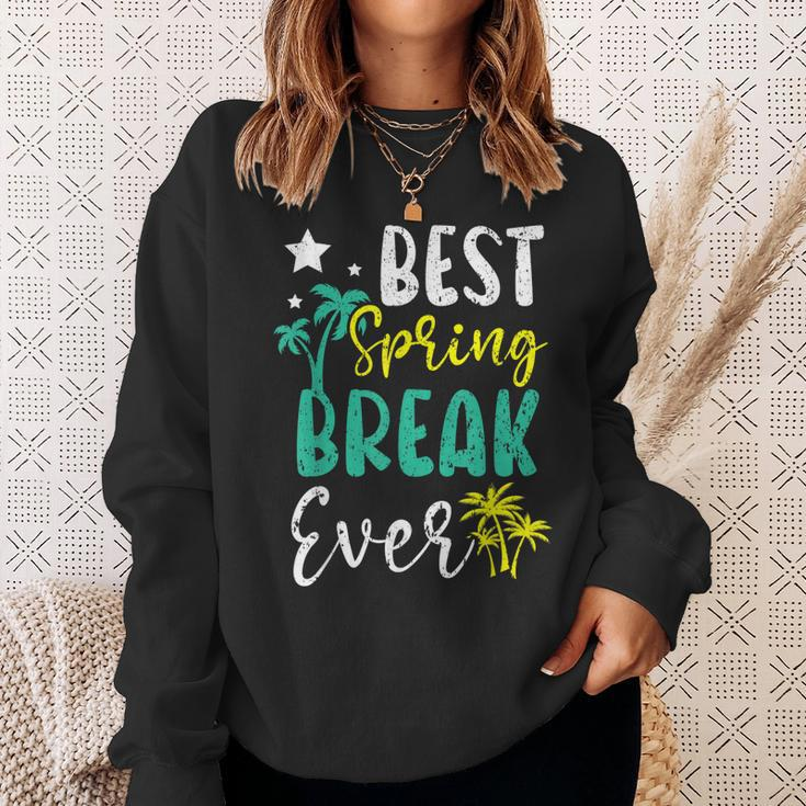 Best Spring Break Ever Summer Vacation Beach Sweatshirt Gifts for Her