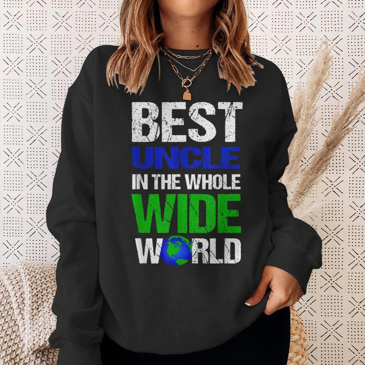 Best Uncle In The Whole Wide World Sweatshirt Gifts for Her