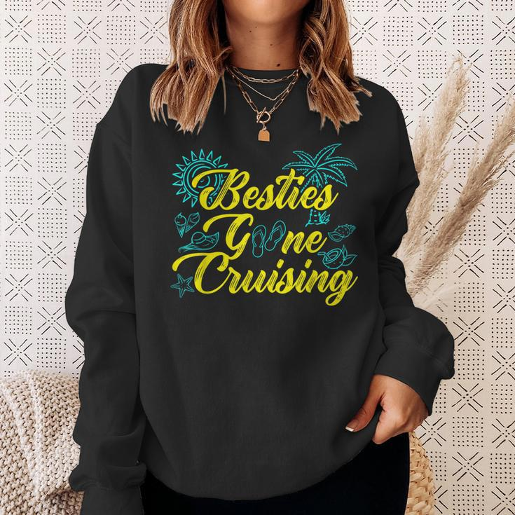Besties Gone Cruise Matching Girls Trip Cruising Vacation Sweatshirt Gifts for Her