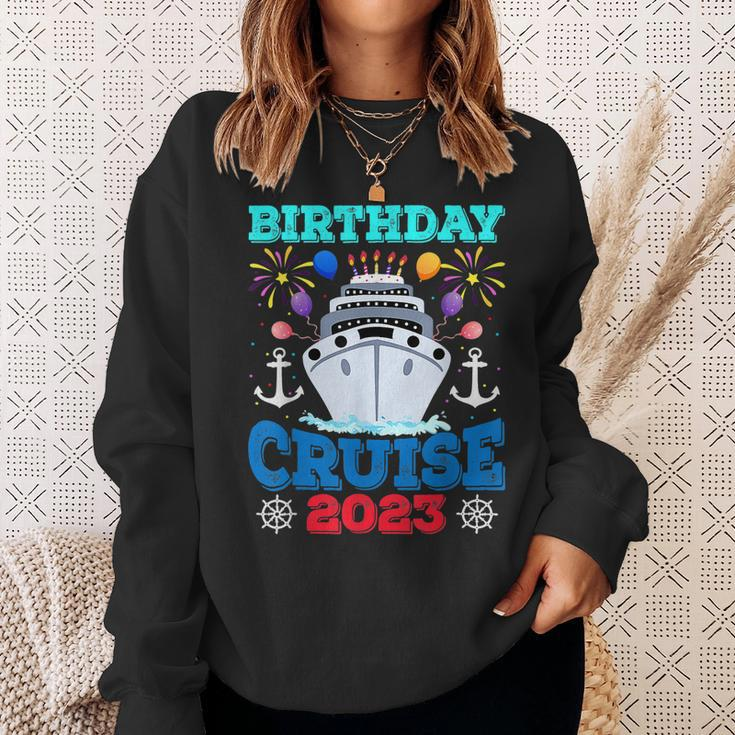 Birthday Cruise Squad Birthday Party Cruise Squad 2023 V2 Sweatshirt Gifts for Her