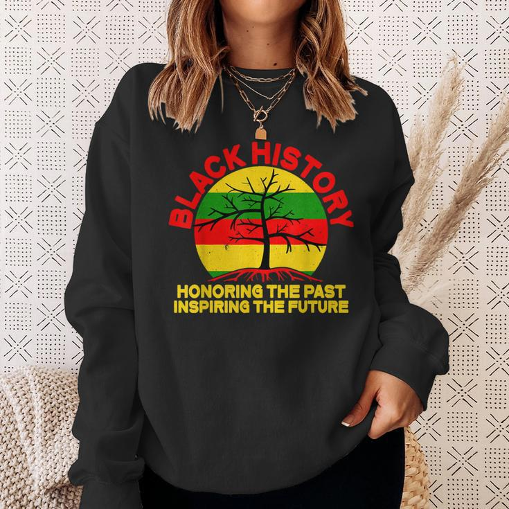 Black History Honoring The Past Inspiring The Future Sweatshirt Gifts for Her