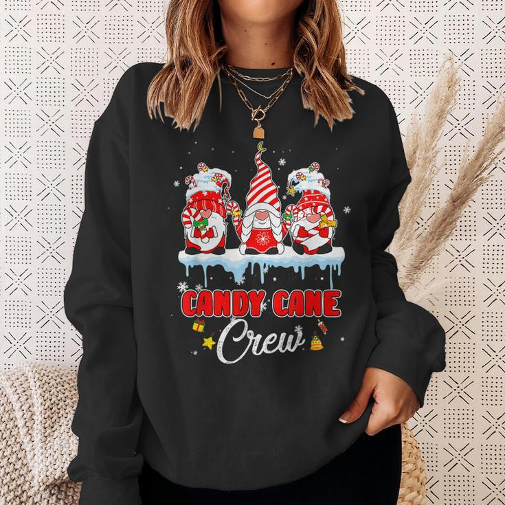 Candy Cane Crew Funny Gnome Family Christmas Merry Xmas 2022 Men Women Sweatshirt Graphic Print Unisex Gifts for Her