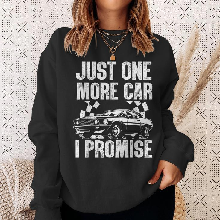 Car Lover For Men New Engine Owner Classic Car Technician Sweatshirt Gifts for Her