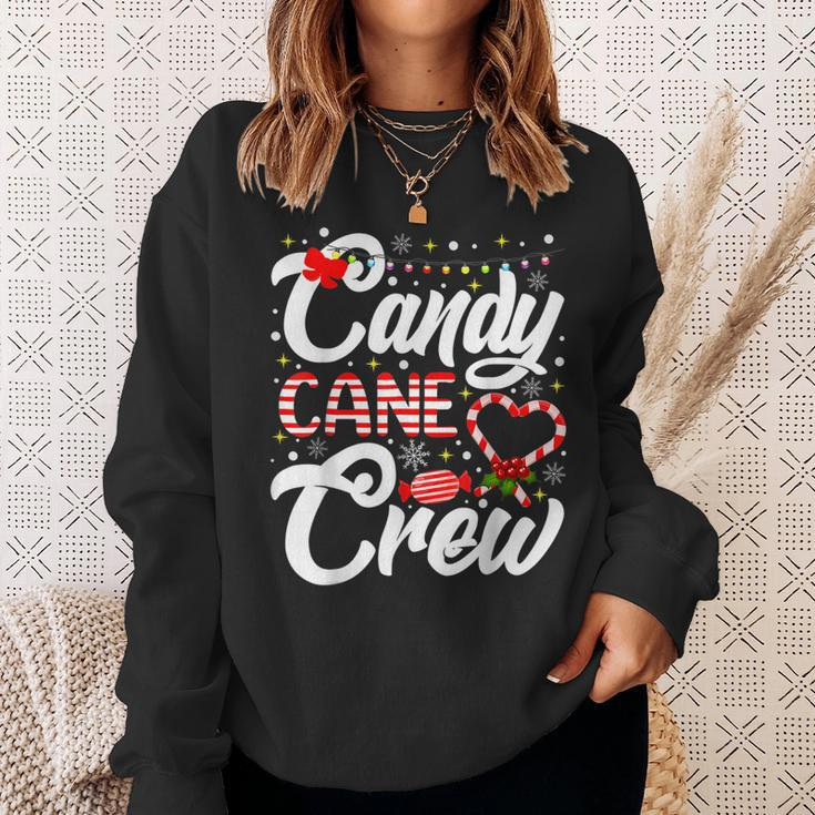 Christmas Candy Lover Funny Xmas Candy Cane Crew Men Women Sweatshirt Graphic Print Unisex Gifts for Her