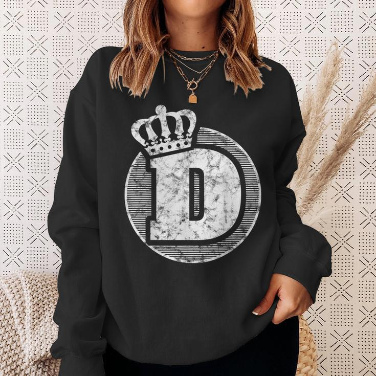 Cool Abc Name Letter D Character D Case Alphabetical D Sweatshirt Gifts for Her